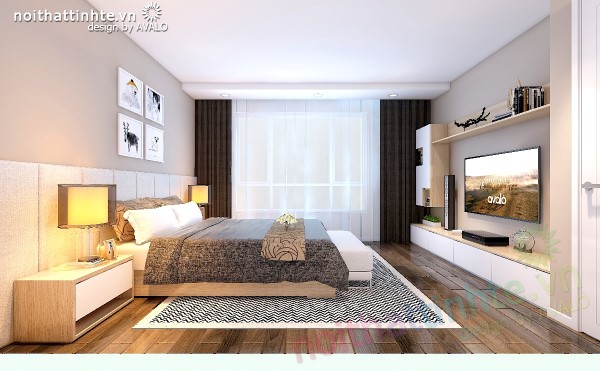 Thiết kế nội thất chung cư N04 - Phòng Ngủ