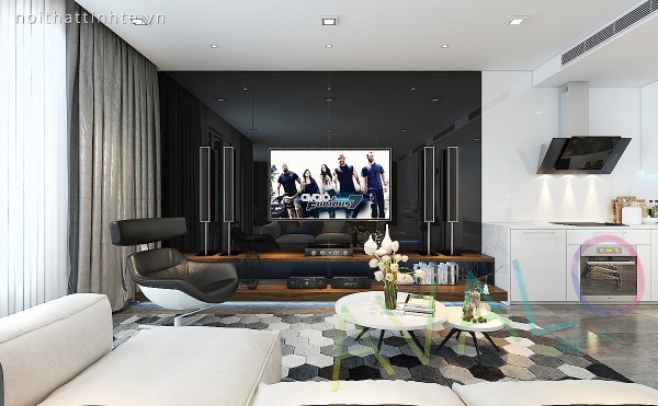Thiết kế nội thất căn hộ studio Vinhomes với mong muốn gia chủ 9x được trải nghiệm không gian sống thoáng đãng
